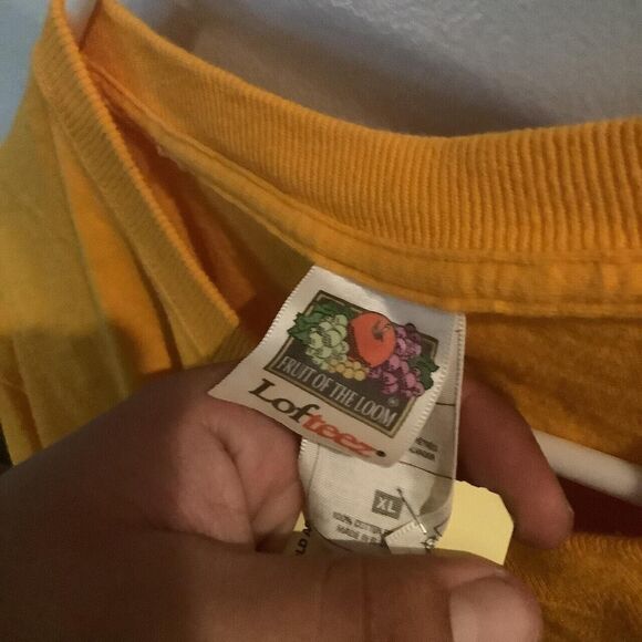 Lakers I love la ! Lofteez fruit of the loom size xl X-Large extra large yellow - Picture 2 of 3